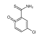 4-chloro-1-oxidopyridin-1-ium-2-carbothioamide Structure