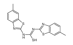 1,3-bis(6-methyl-1,3-benzothiazol-2-yl)thiourea Structure