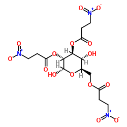 α-D-吡喃葡萄糖 2,3,6-三(3-硝基丙酸酯)图片