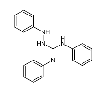 N,N',3-triphenylcarbazamidine structure