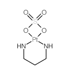 Platinum,(1,3-propanediamine-kN,kN')[sulfato(2-)-kO,kO']-,(SP-4-2)- (9CI) structure