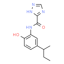 1H-1,2,4-Triazole-3-carboxamide,N-[2-hydroxy-5-(1-methylpropyl)phenyl]- picture