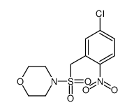 4-[(5-chloro-2-nitrophenyl)methylsulfonyl]morpholine Structure