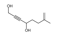 7-methyl-oct-7-en-2-yne-1,4-diol结构式