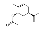 (1S,5S)-carvyl acetate structure