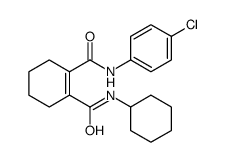 2-N-(4-chlorophenyl)-1-N-cyclohexylcyclohexene-1,2-dicarboxamide Structure