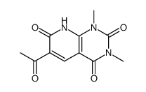 6-acetyl-1,3-dimethylpyrido[2,3-d]pyrimidine-2,4,7(1H,3H,8H)-trione Structure