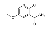 2-chloro-5-methoxynicotinamide Structure