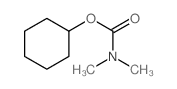 cyclohexyl N,N-dimethylcarbamate Structure