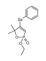 2-ethoxy-5,5-dimethyl-4-(phenylselanyl)-5H-1,2-oxaphosphole 2-oxide Structure