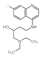 2-Butanol,4-[(7-chloro-4-quinolinyl)amino]-1-(diethylamino)- picture