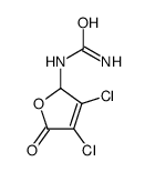 (3,4-dichloro-5-oxo-2H-furan-2-yl)urea结构式