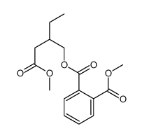 2-O-(2-ethyl-4-methoxy-4-oxobutyl) 1-O-methyl benzene-1,2-dicarboxylate结构式