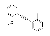 3-Picoline,4-[(o-methoxyphenyl)ethynyl]-(8CI)结构式