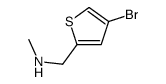 [(4-溴噻吩-2-基)甲基](甲基)胺结构式
