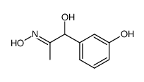 (+/-)-1-hydroxy-1-(3-hydroxy-phenyl)-acetone oxime Structure