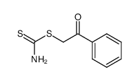 dithiocarbamic acid phenacyl ester结构式