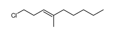 1-chloro-4-methyl-non-3-ene Structure