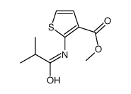 methyl 2-(2-methylpropanoylamino)thiophene-3-carboxylate结构式