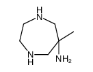 6-methyl-1,4-diazepan-6-amine Structure