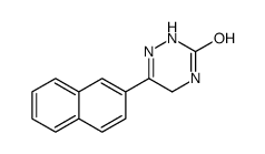 6-naphthalen-2-yl-4,5-dihydro-2H-1,2,4-triazin-3-one Structure