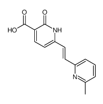 6-[(E)-2-(6-Methyl-pyridin-2-yl)-vinyl]-2-oxo-1,2-dihydro-pyridine-3-carboxylic acid Structure