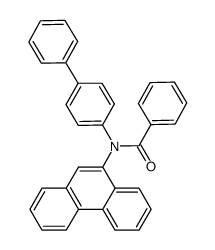 N-([1,1'-biphenyl]-4-yl)-N-(phenanthren-9-yl)benzamide Structure