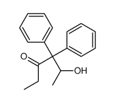 5-hydroxy-4,4-diphenylhexan-3-one Structure