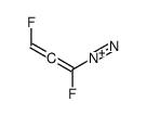 1,3-difluoropropa-1,2-diene-1-diazonium结构式