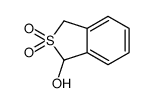 2,2-dioxo-1,3-dihydro-2-benzothiophen-1-ol结构式