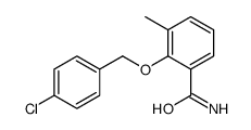 2-[(4-chlorophenyl)methoxy]-3-methylbenzamide Structure