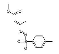 methyl 3-[(4-methylphenyl)sulfonyldiazenyl]but-2-enoate结构式