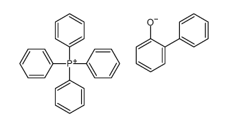 tetraphenylphosphonium, salt with [1,1'-biphenyl]-2-ol (1:1) structure