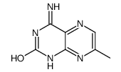 2(1H)-Pteridinone,4-amino-7-methyl-(9CI)结构式