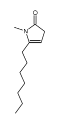 5-heptyl-1-methyl-1,3-dihydro-pyrrol-2-one Structure