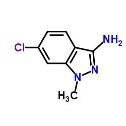 3-Amino-6-chloro-1-methyl-1H-indazole structure