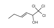 1,1,1-trichlorohex-3-en-2-ol结构式