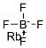 Rubidium fluoborate Structure