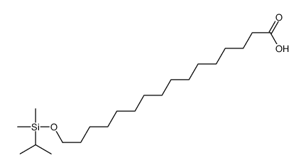 16-[dimethyl(propan-2-yl)silyl]oxyhexadecanoic acid结构式