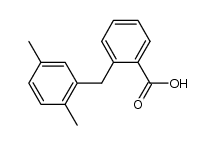 2-(2,5-dimethyl-benzyl)-benzoic acid结构式