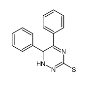 3-methylsulfanyl-5,6-diphenyl-1,6-dihydro-1,2,4-triazine Structure