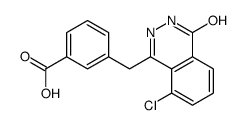 3-[(8-chloro-4-oxo-3H-phthalazin-1-yl)methyl]benzoic acid结构式