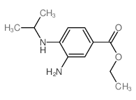 Ethyl 3-amino-4-(isopropylamino)benzoate结构式