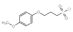 3-(4-甲氧基苯氧基)-1-丙磺酰氯结构式