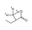 (2R)-2-(trideuteriomethyl)butanoyl chloride Structure