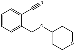 2-[(oxan-4-yloxy)methyl]benzonitrile Structure