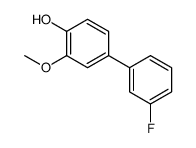 4-(3-fluorophenyl)-2-methoxyphenol Structure