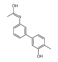 N-[3-(3-hydroxy-4-methylphenyl)phenyl]acetamide结构式