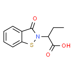 1,2-Benzisothiazole-2(3H)-acetic acid,-alpha--ethyl-3-oxo- picture