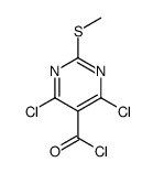 2-(甲硫基)-4,6-二氯嘧啶-5-甲酰氯图片